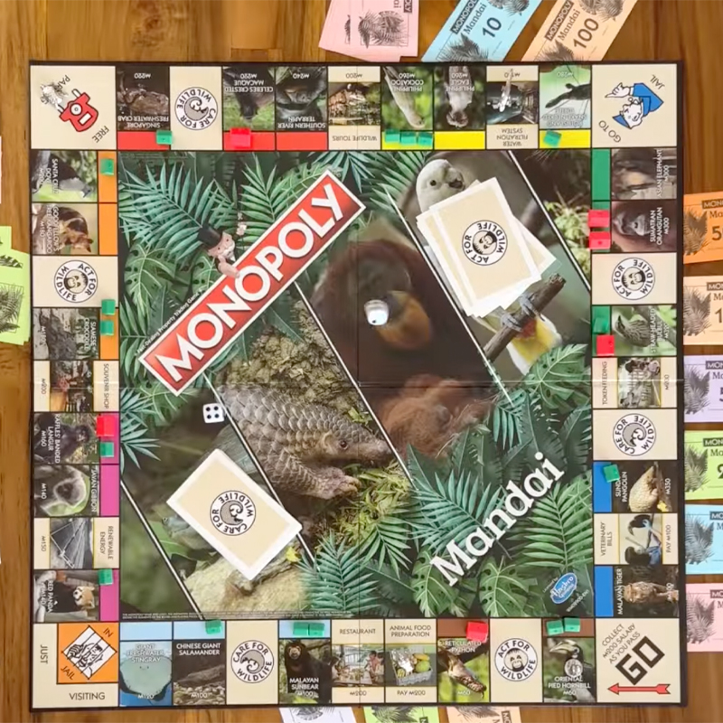 mandai monopoly board game inside 