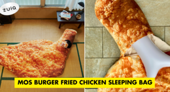 MOS Burger Japan Now Has A Fried Chicken Sleeping Bag & Bone Pillow So You Can Dream Of Your Next Meal