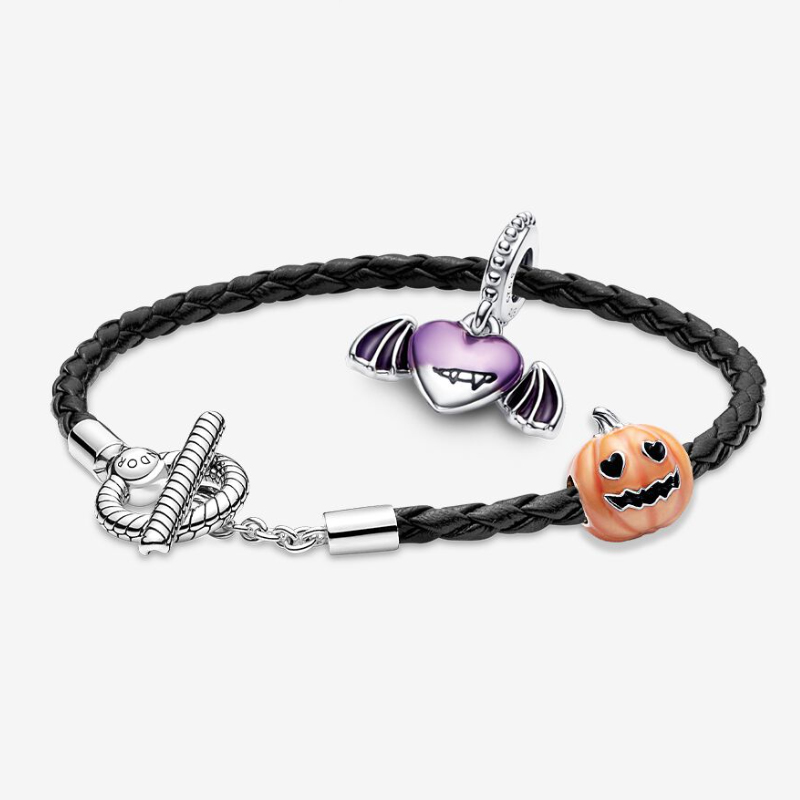 pandora halloween collection charm bracelet