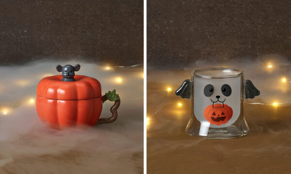 Starbucks Halloween 2025 Cat & Ghost Cutlery Set
