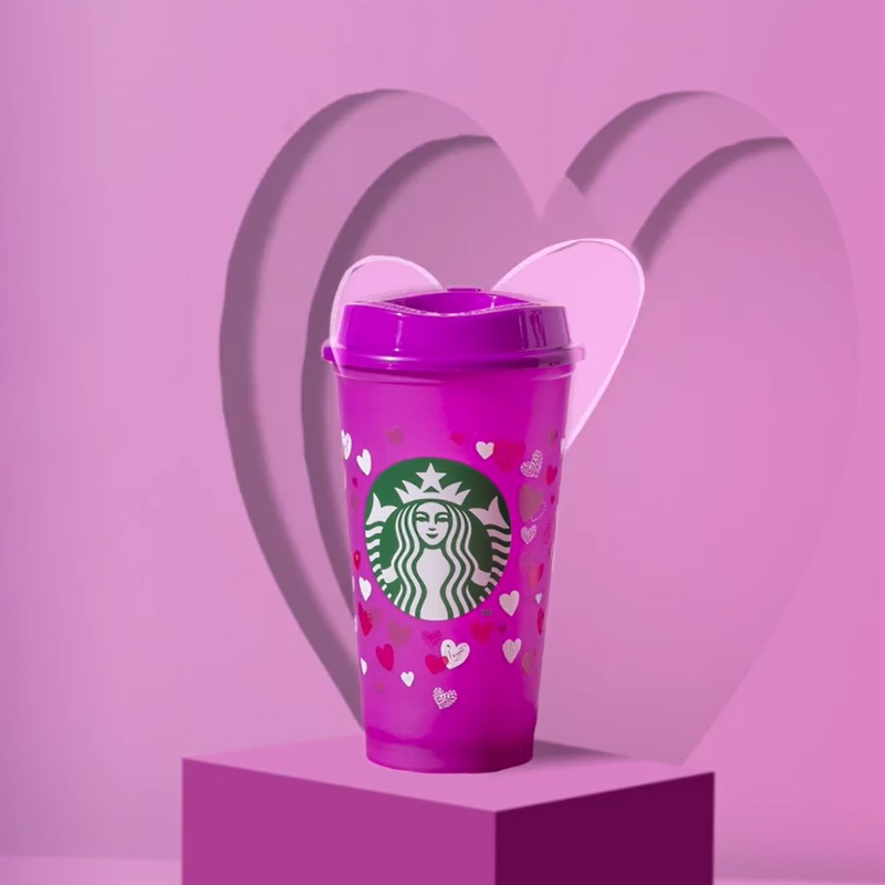 Starbucks' Red Cups Feature a Touch of Pink This Year — See the