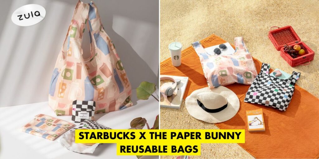 starbucks the paper bunny reusable bags cover image