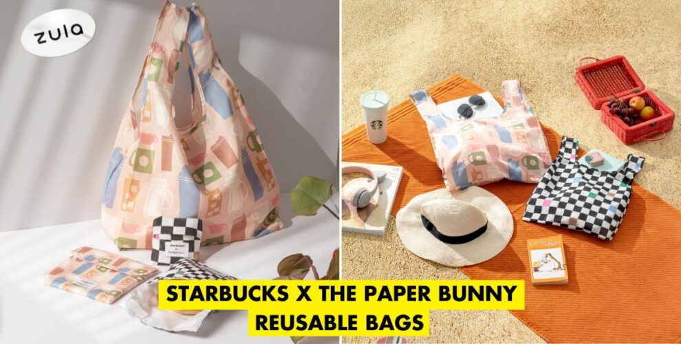starbucks the paper bunny reusable bags cover image