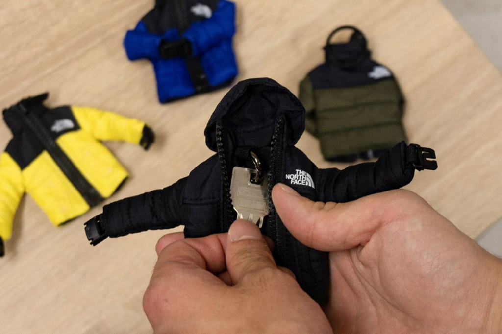 The North Face Mini Jacket Key Case Keeps Your Keys Safe