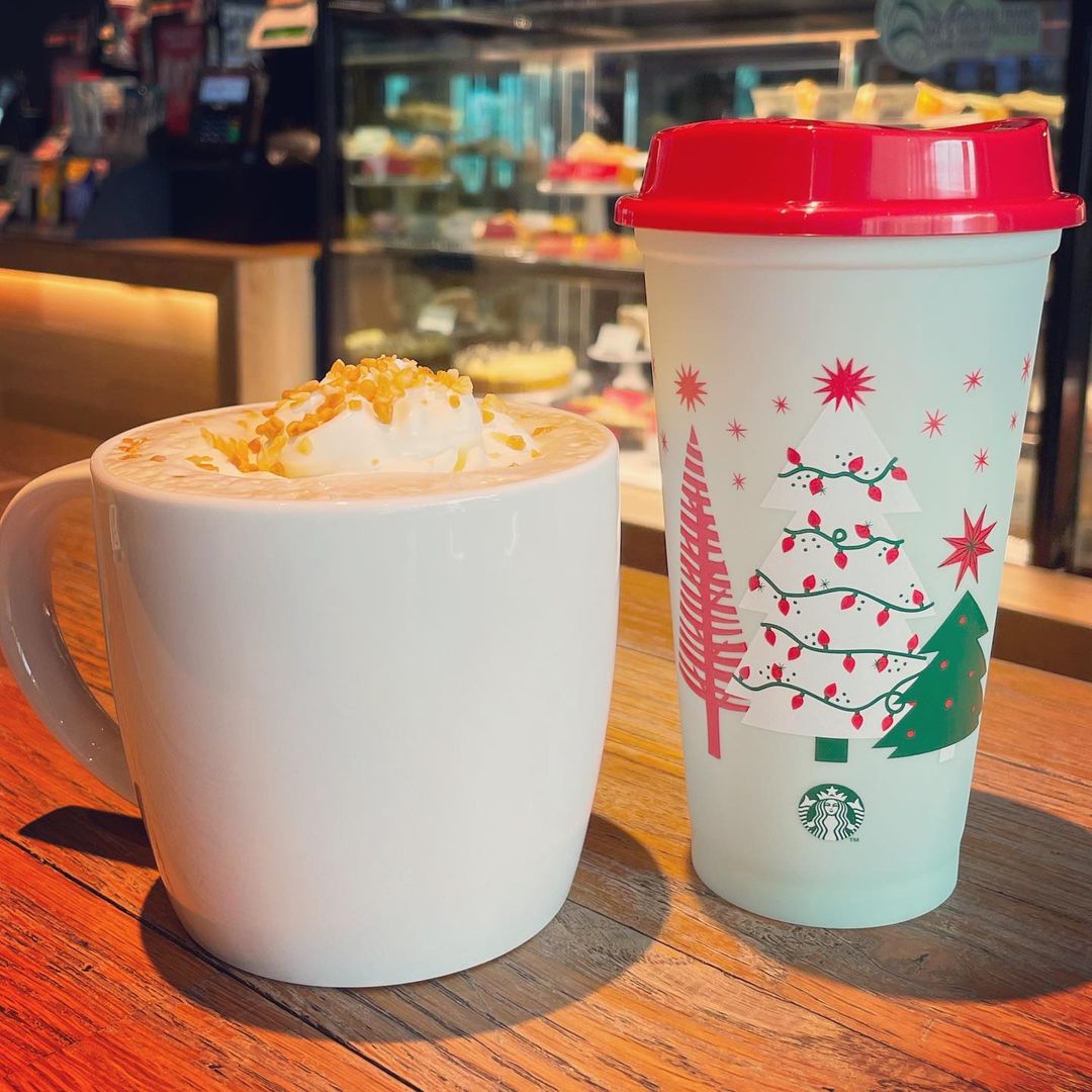 Free Starbucks Christmas Reusable Cup