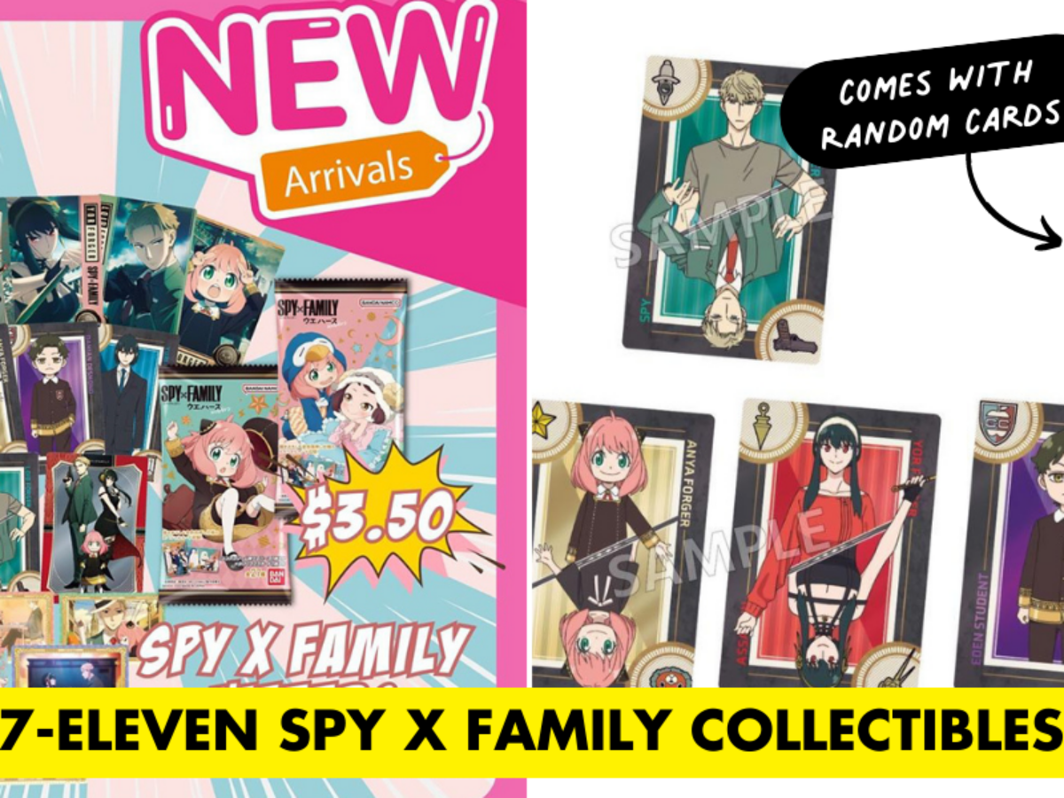 7-Eleven Has Spy x Family Wafer Biscuits With Collectible Cards