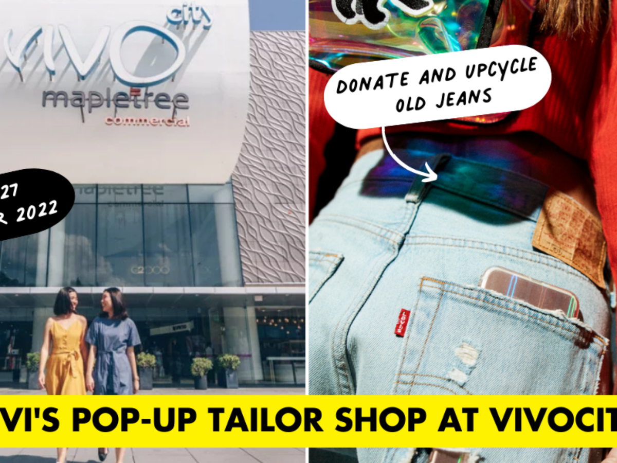 You Can Now Upcycle Old Jeans At Levi's VivoCity Pop-Up Shop