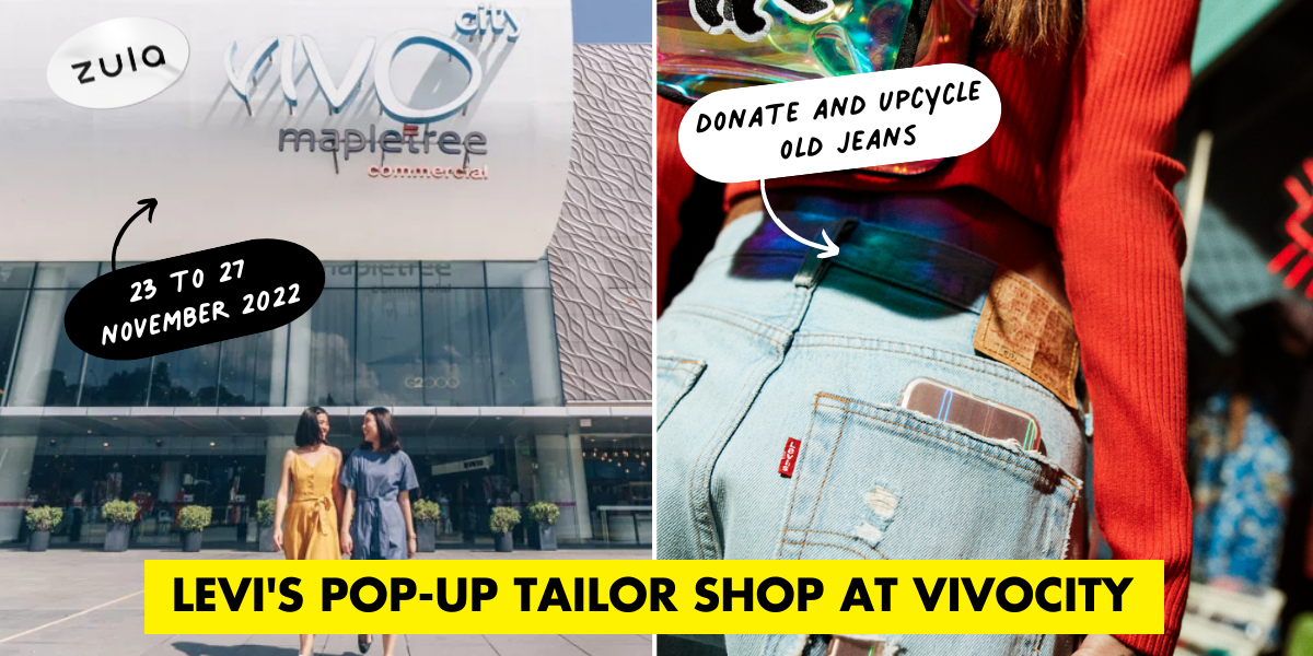 You Can Now Upcycle Old Jeans At Levi’s VivoCity Pop-Up Tailor Shop, With DIY Workshops & Free Customisation
