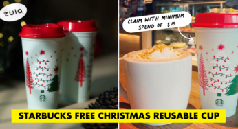 Starbucks Is Giving Out Free Christmas Reusable Cups With A Minimum Spend Of $15 This Festive Season