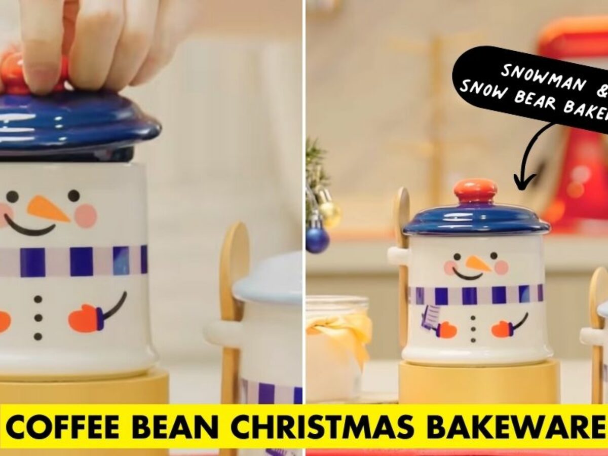 Coffee Bean Has New Snow Man & Snow Bear Bakeware