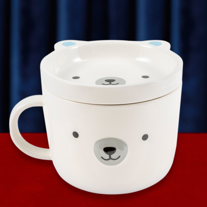 coffee bean polar bear mug