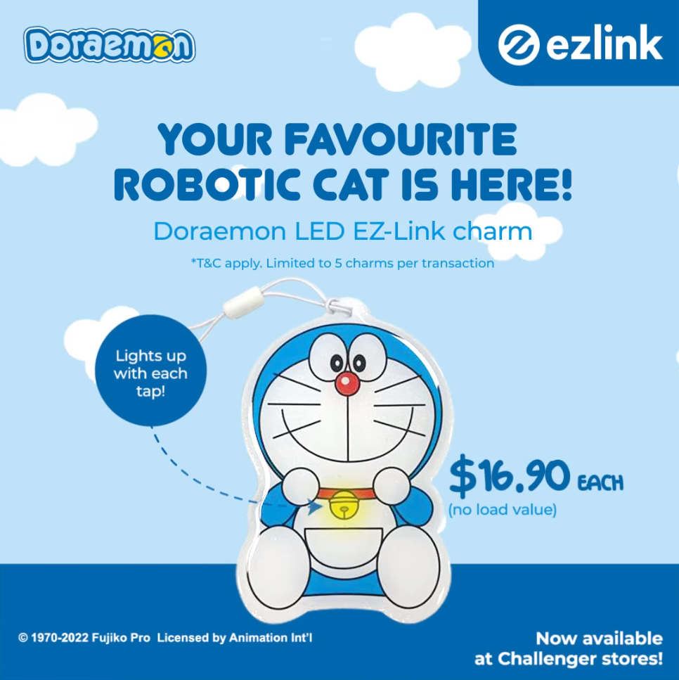 EZ-Link Doraemon LED Charm