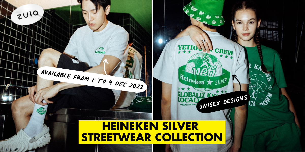 Heineken Has Dropped A Streetwear Collection With T-Shirts & Hats That Raise The “Bar” Of Your OOTD
