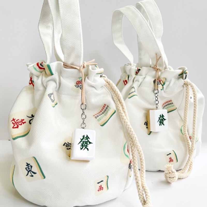 mahjong bucket bags