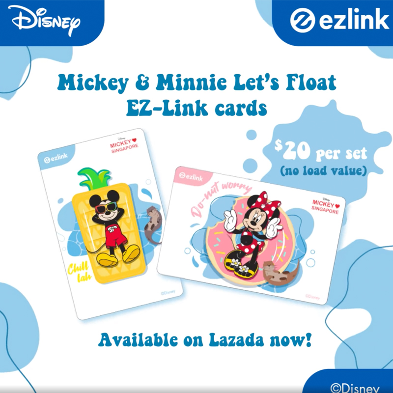 mickey minnie otter ezlink card full