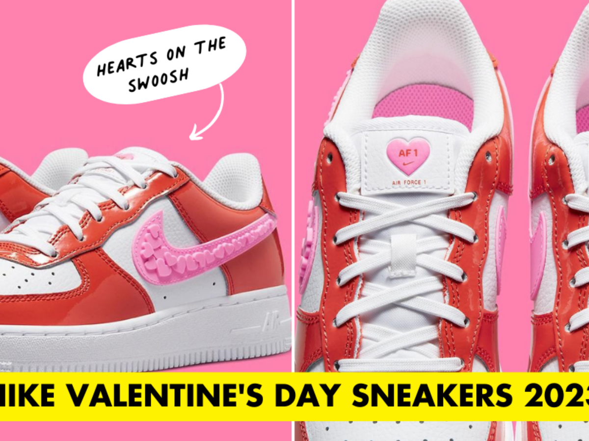 Nike's Air Force 1 'Valentine's Day' is one of the cutest sneakers ever