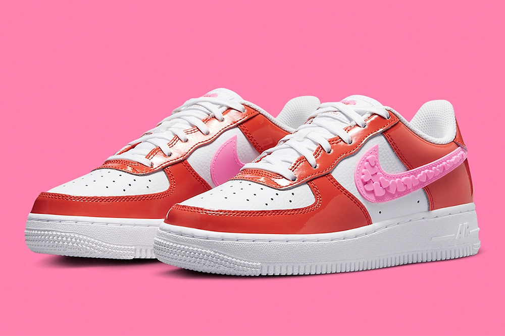 The Nike Valentine’s Day 2023 AF1 Sneakers Has Pink Hearts