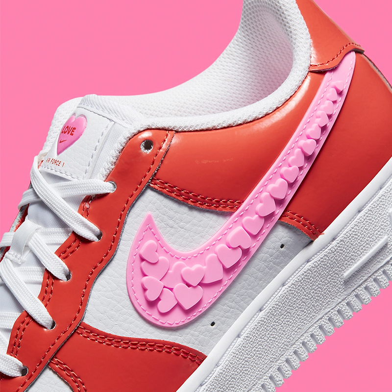 The Nike Valentine’s Day 2023 AF1 Sneakers Has Pink Hearts