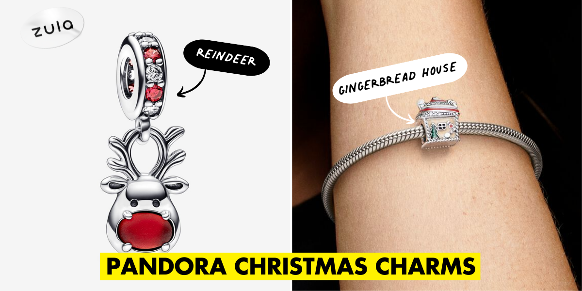 Pandora Christmas Charms With Reindeer Designs