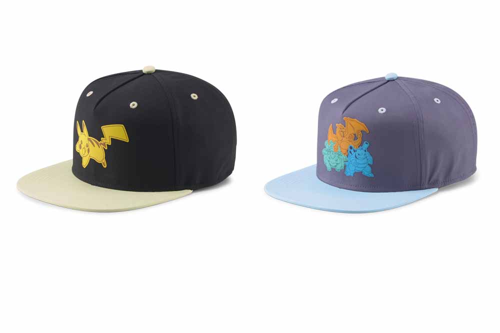 Pokémon puma collection apparel caps