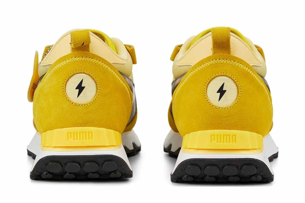 pokemon puma collab yellow shoe back