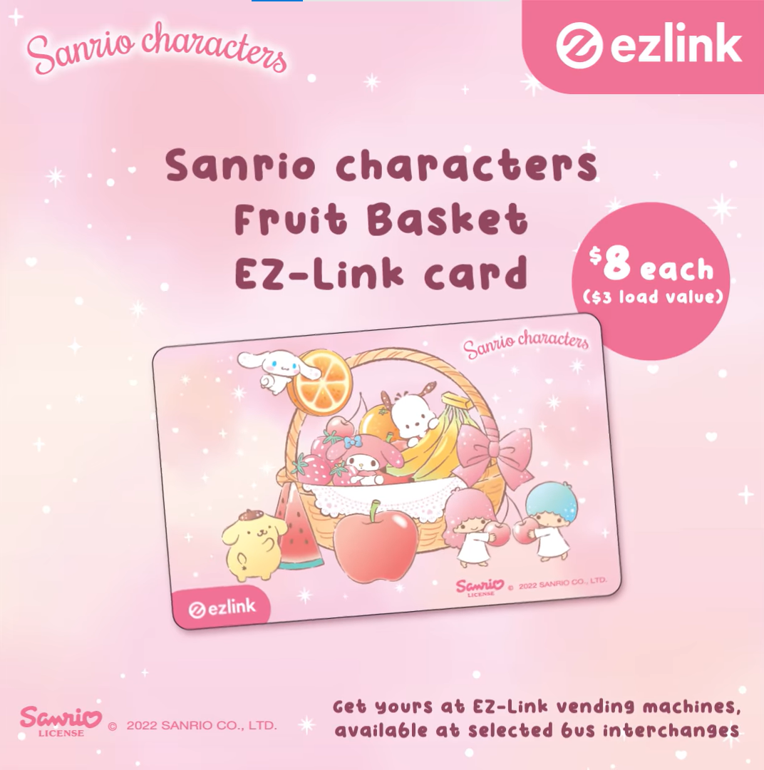 Sanrio Fruit Basket EZ-Link Card