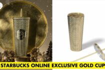 starbucks gold cold cup cover image