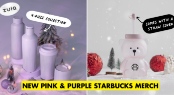 Starbucks Has A New Iridescent Purple Collection & Pink Bearista Cold Cup For A Soft Girl Vibe