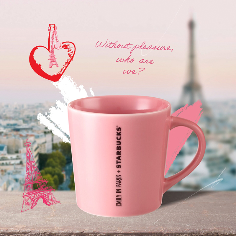 Starbucks x Emily In Paris Has Drinkware Decked In Pink Hues