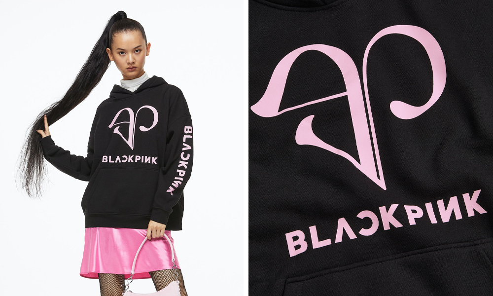 Blackpink hoodie h&m malaysia hot sale