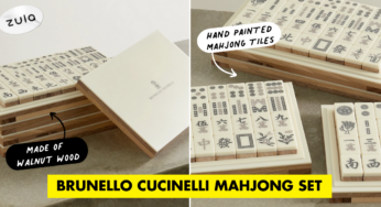 This Luxury Walnut Wood Mahjong Set Comes With Hand-Painted Tiles For A Zen Session With Your Kakis