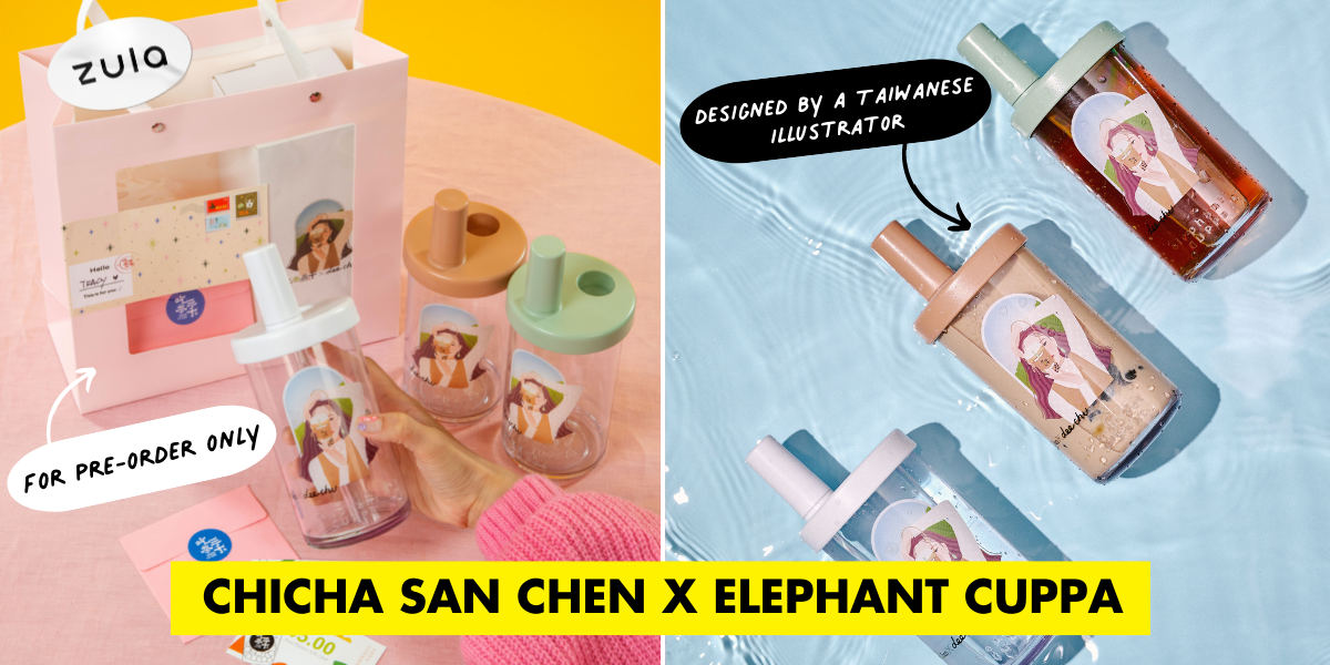 CHICHA San Chen x Elephant Cuppa Has Christmas Gift Sets For Sustainable BBT Runs
