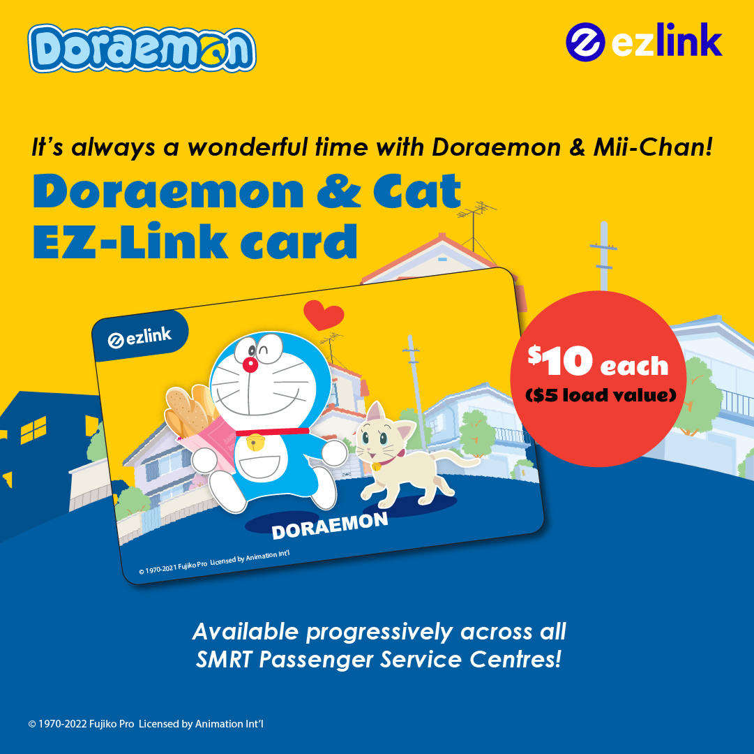 Doraemon & Mii-Chan EZ-Link Card