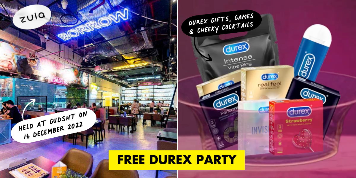 Durex Is Having A Free Year-End Party With Cheeky Cocktails & Gift Wrapping Services For All Shapes & Sizes