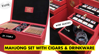 This Mahjong Set Comes With Cigars & Drinkware So You Can End The Year On A High Note