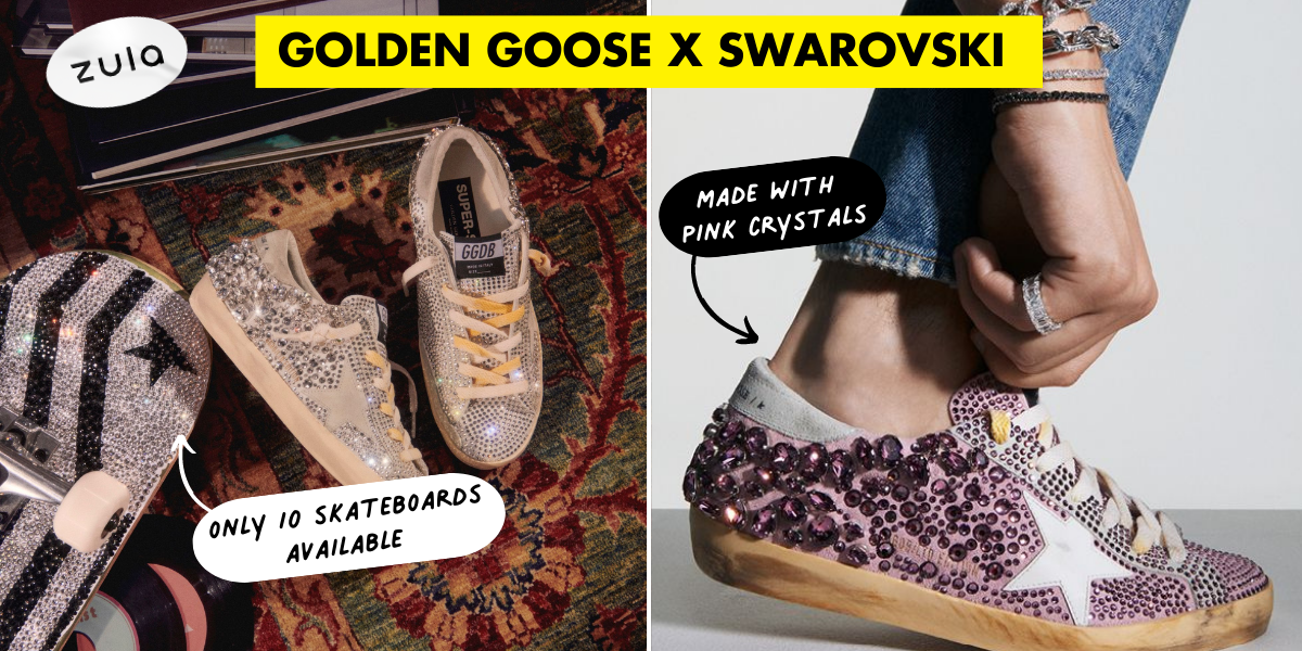 linned Ansættelse slump Golden Goose x Swarovski Has Sneakers & Skateboards
