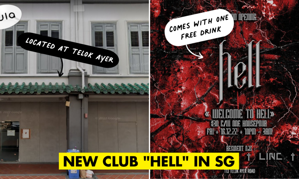 Hell Nightclub In SG Has Strong Drinks, Opening At Telok Ayer