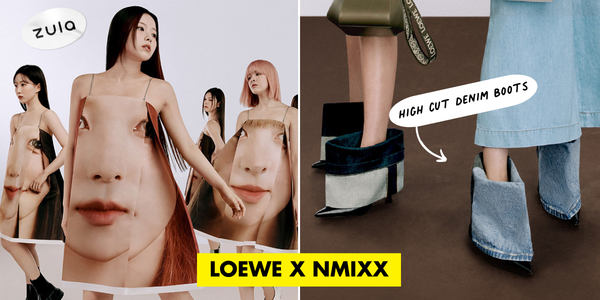 LOEWE Announces NMIXX As Global Ambassadors, Features Giant Face Print Dresses Of Each Member