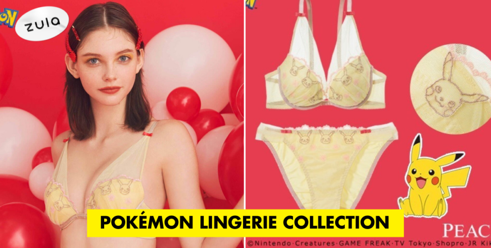 Weirdness: Japanese Lingerie Company Designs a Pokémon Themed Collection