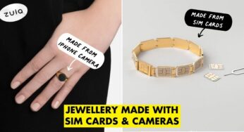 This Repurposed Gold Jewellery Collection Is Made With SIM Cards & iPhone Cameras So You Can Be Geek Chic