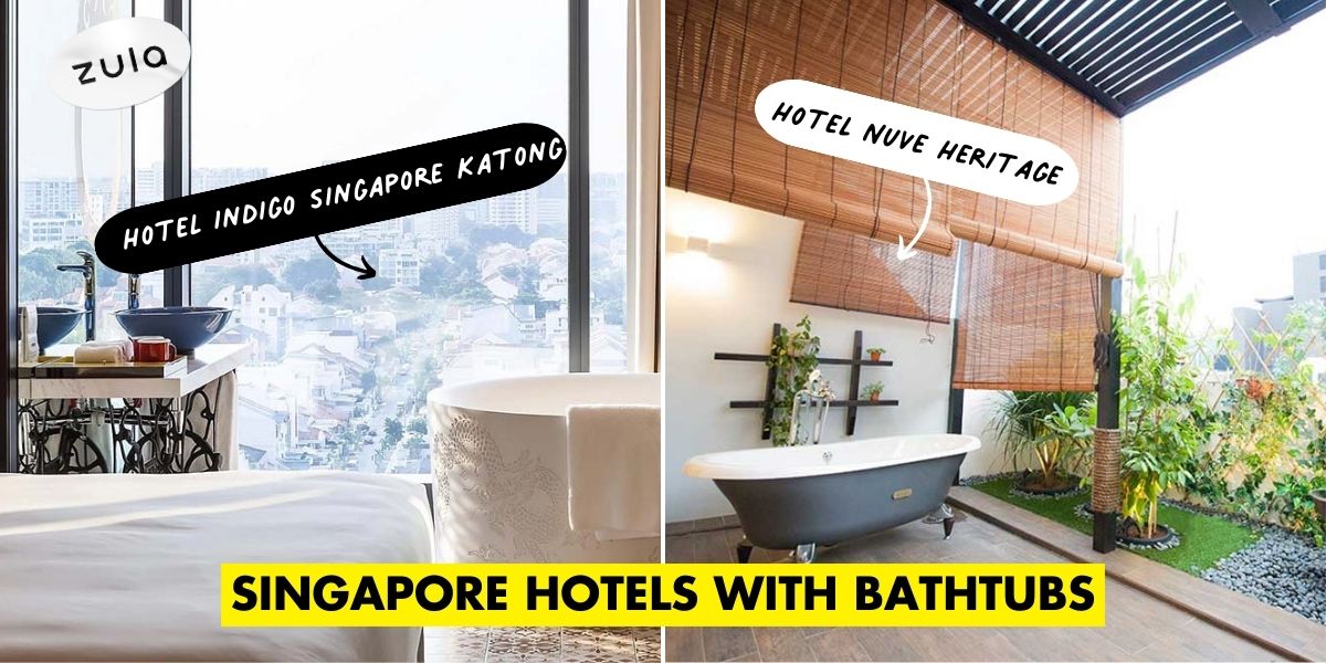 16 Gorgeous Hotel Rooms With Bathtubs In Singapore For Couples To Satisfy Their Wanderlust
