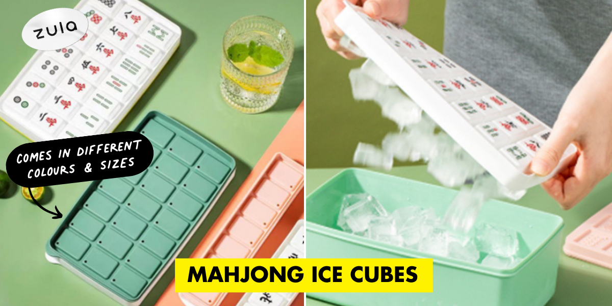 You Can Now Serve Cold Drinks With Mahjong Ice Cubes To Ensure Your Kakis Stay Hydrated