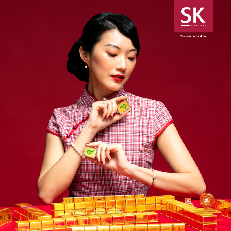 SK Jewellery Mahjong Set