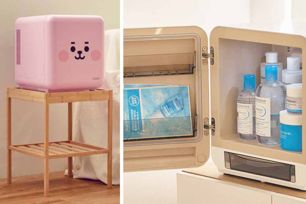 aesthetic mini fridges cooky