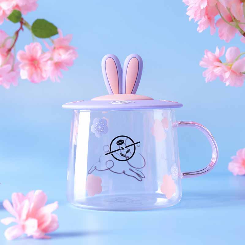 Coffee Bean Tea Leaf - Latte Tumblr with Handle (Pastel Series) - Blue