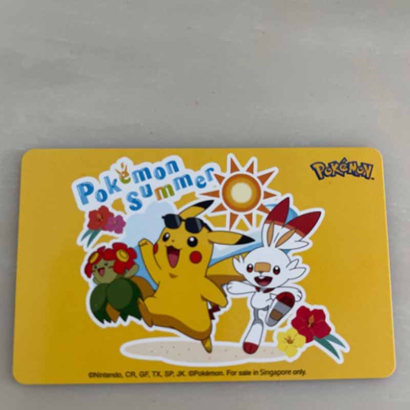 ezlink pokemon led card physical