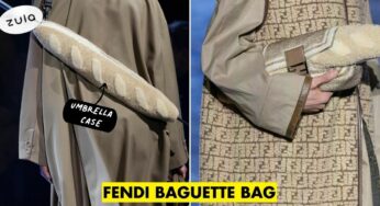 Fendi Now Has A Baguette Bag That Doubles As An Umbrella Case For A Toasty Look