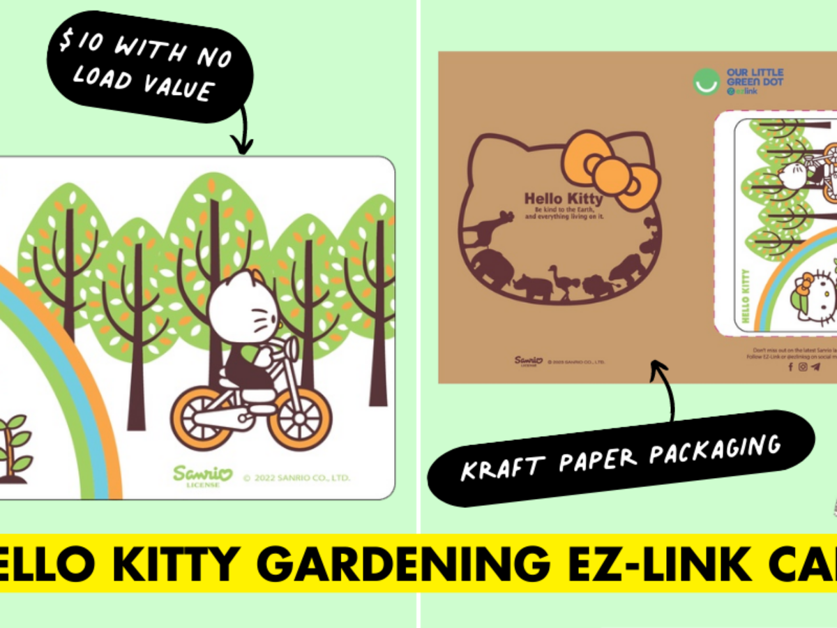 Hello Kitty Gardening EZ-Link Card Comes With Nai Bai Seeds