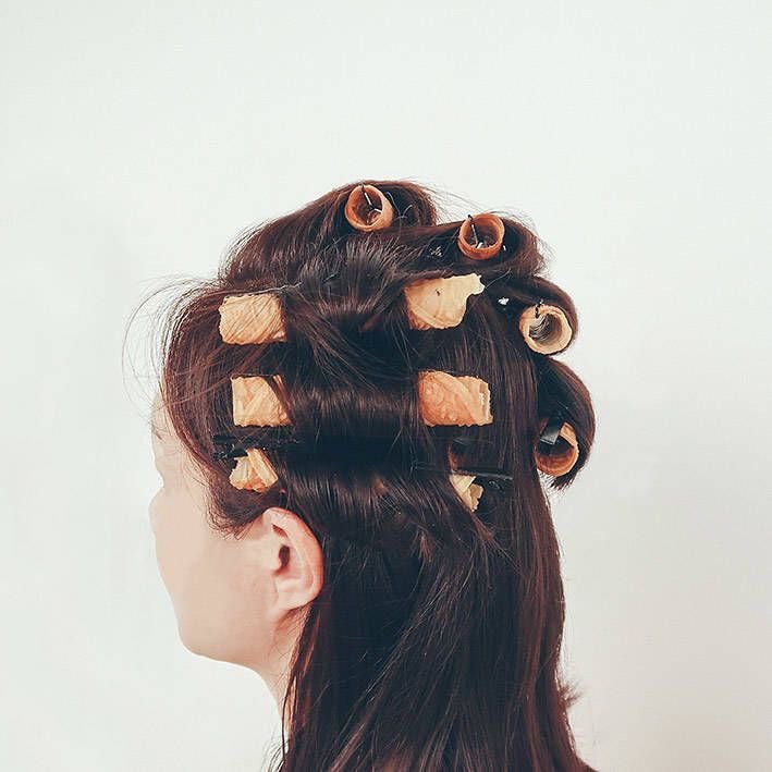 Love Letter Hair Curlers