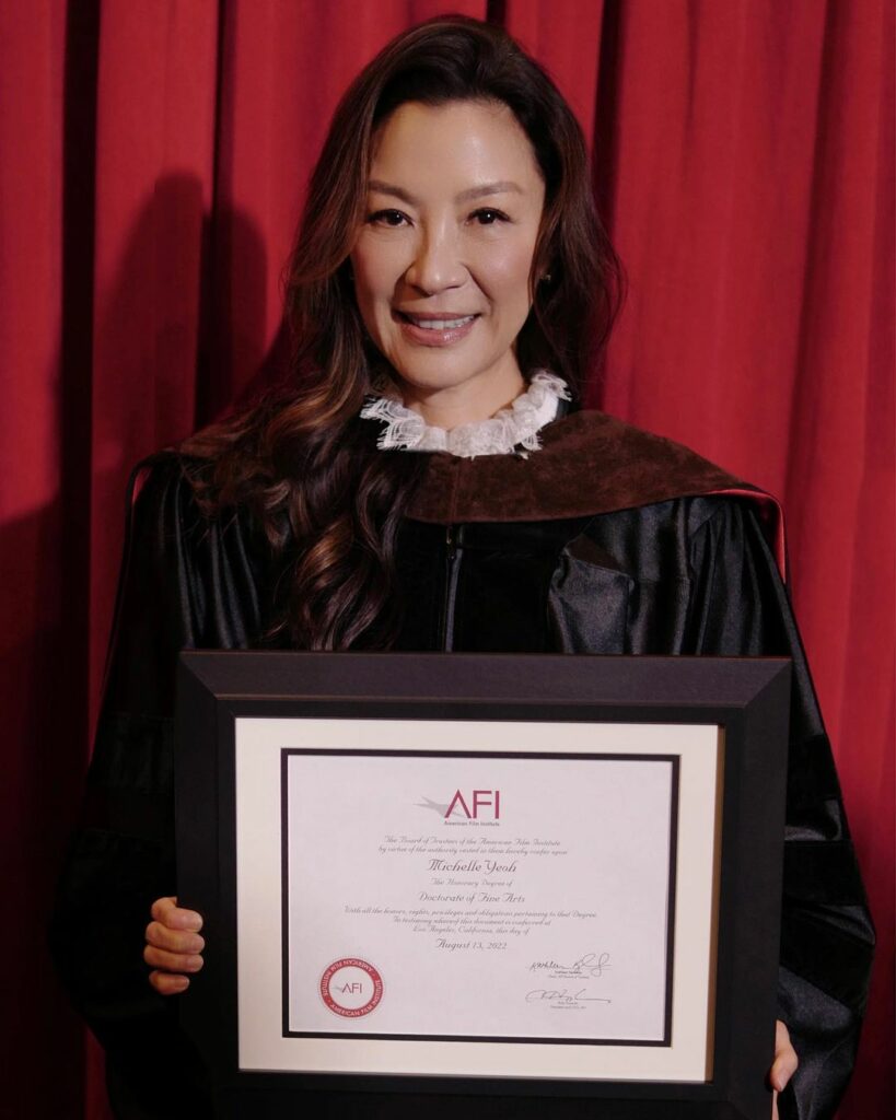 Michelle Yeoh Facts, Like Winning The Golden Globe Best Actress
